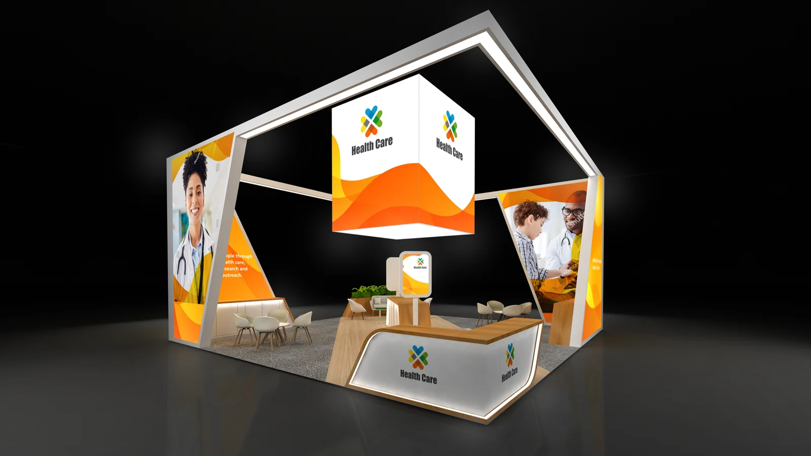 30x30 Booth exhibition stand